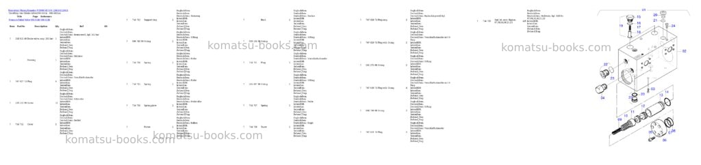 Komatsu pc8000-6e s/n 12063 Parts catalog cover Page 6 Komatsu pc8000-6e s/n 12063 Parts catalog cover Page 6