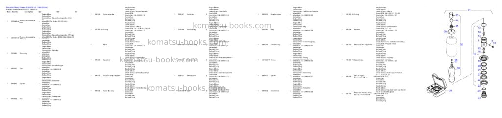 Komatsu pc8000-6 s/n 12064 Parts catalog cover Page 4 Komatsu pc8000-6 s/n 12064 Parts catalog cover Page 4