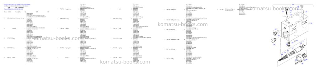 Komatsu pc8000-6 s/n 12064 Parts catalog cover Page 8 Komatsu pc8000-6 s/n 12064 Parts catalog cover Page 8