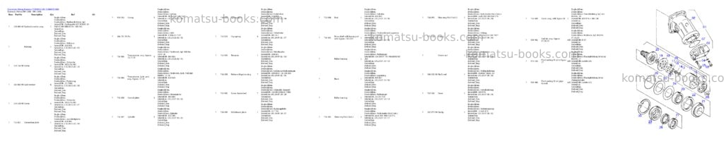 Komatsu pc8000-6 s/n 12064 Parts catalog cover Page 9 Komatsu pc8000-6 s/n 12064 Parts catalog cover Page 9