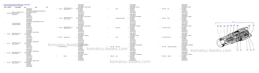 Komatsu pc8000-6e s/n 12065 Parts catalog cover Komatsu pc8000-6e s/n 12065 Parts catalog cover