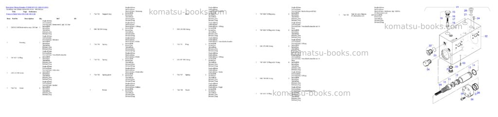 Komatsu pc8000-6e s/n 12065 Parts catalog cover Page 6 Komatsu pc8000-6e s/n 12065 Parts catalog cover Page 6