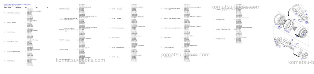 Komatsu pc8000-6e s/n 12065 Parts catalog cover Page 9 Komatsu pc8000-6e s/n 12065 Parts catalog cover Page 9