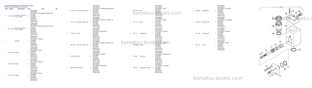 Komatsu pc8000-6 12067 Parts catalog cover Page 10