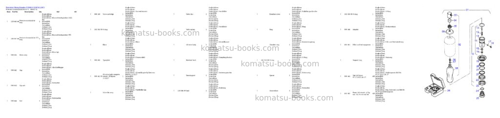 Komatsu pc8000-6 12067 Parts catalog cover Page 4