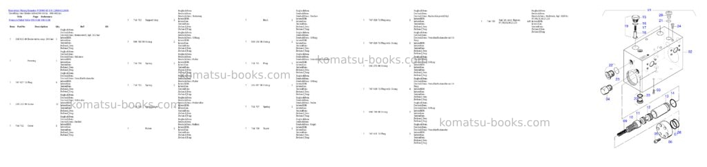 Komatsu pc8000-6e s/n 12069 Parts catalog cover Page 6 Komatsu pc8000-6e s/n 12069 Parts catalog cover Page 6
