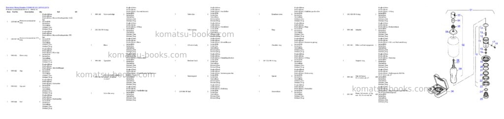 Komatsu pc8000-6e s/n 12070 Parts catalog cover Page 2 Komatsu pc8000-6e s/n 12070 Parts catalog cover Page 2