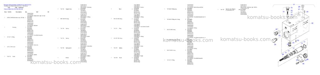 Komatsu pc8000-6e s/n 12070 Parts catalog cover Page 6 Komatsu pc8000-6e s/n 12070 Parts catalog cover Page 6
