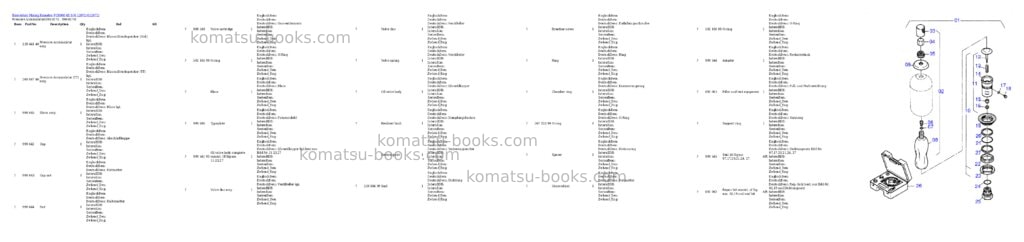 Komatsu pc8000-6e s/n 12072 Parts catalog cover Page 2