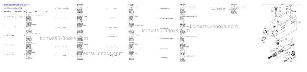 Komatsu pc8000-6e s/n 12072 Parts catalog cover Page 5