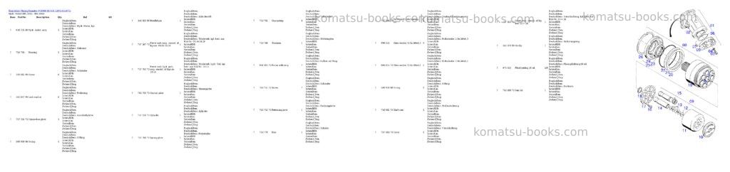 Komatsu pc8000-6e s/n 12072 Parts catalog cover Page 8