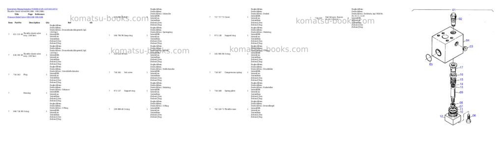 Komatsu pc8000-6 s/n 12073 Parts catalog cover Page 10 Komatsu pc8000-6 s/n 12073 Parts catalog cover Page 10
