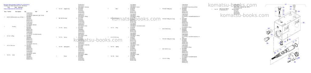 Komatsu pc8000-6 s/n 12073 Parts catalog cover Page 8 Komatsu pc8000-6 s/n 12073 Parts catalog cover Page 8