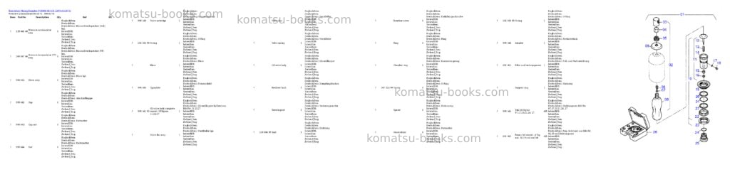 Komatsu pc8000-6e s/n 12074 Parts catalog cover Page 2 Komatsu pc8000-6e s/n 12074 Parts catalog cover Page 2