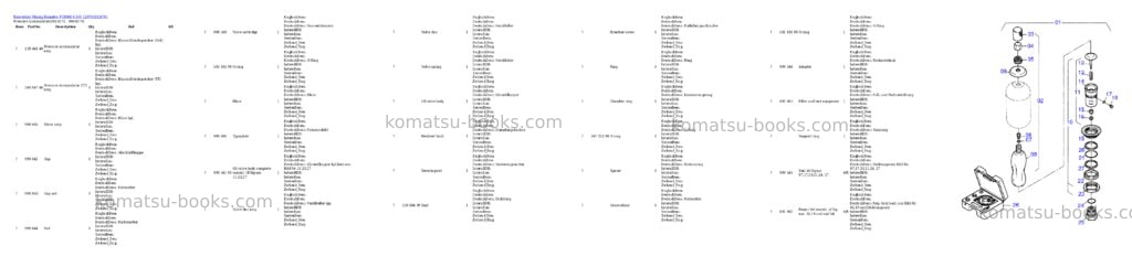 Komatsu pc8000-6 s/n 12076 Parts catalog cover Page 4 Komatsu pc8000-6 s/n 12076 Parts catalog cover Page 4