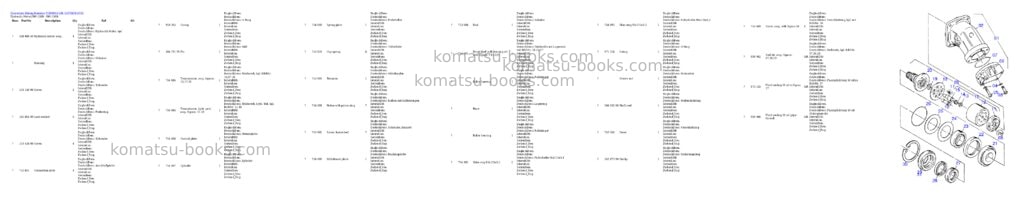 Komatsu pc8000-6 s/n 12076 Parts catalog cover Page 8 Komatsu pc8000-6 s/n 12076 Parts catalog cover Page 8