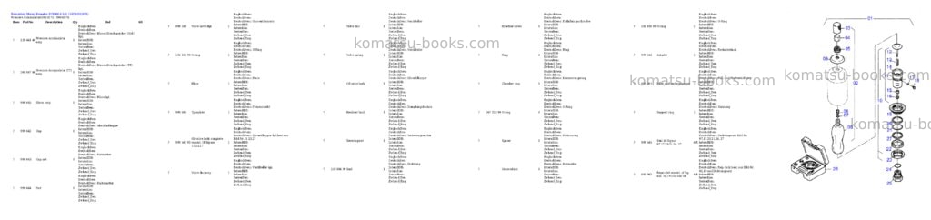 Komatsu pc8000-6 s/n 12078 Parts catalog cover Page 4 Komatsu pc8000-6 s/n 12078 Parts catalog cover Page 4