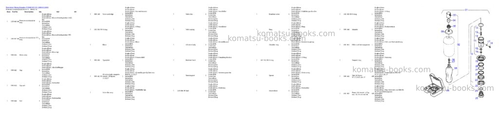 Komatsu PC8000-6E S/N 12080 Parts catalog cover Page 2 Komatsu PC8000-6E S/N 12080 Parts catalog cover Page 2