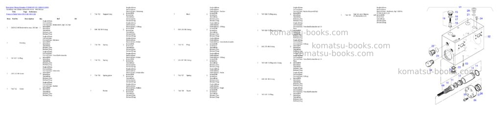 Komatsu PC8000-6E S/N 12080 Parts catalog cover Page 5 Komatsu PC8000-6E S/N 12080 Parts catalog cover Page 5