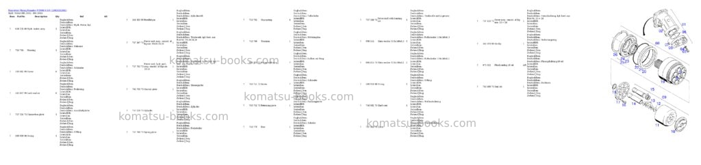 Komatsu pc8000-6 s/n 12083 Parts catalog cover Page 10 Komatsu pc8000-6 s/n 12083 Parts catalog cover Page 10