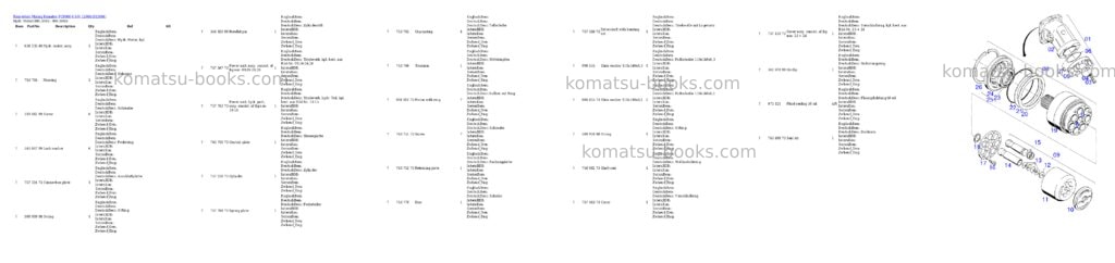 Komatsu pc8000-6 s/n 12084 Parts catalog cover Page 10 Komatsu pc8000-6 s/n 12084 Parts catalog cover Page 10
