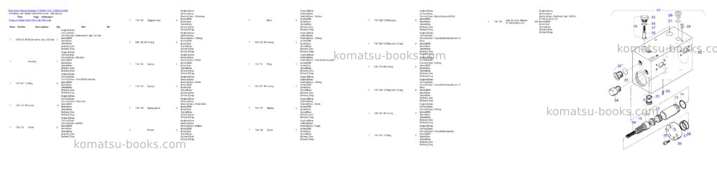 Komatsu pc8000-6 s/n 12084 Parts catalog cover Page 7 Komatsu pc8000-6 s/n 12084 Parts catalog cover Page 7