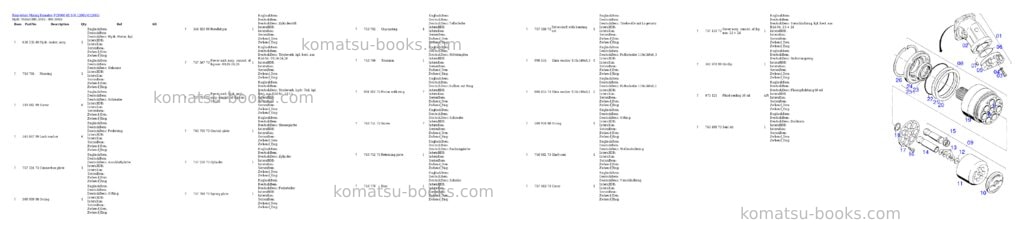 Komatsu PC8000-6E S/N 12085 Parts catalog cover Page 8 Komatsu PC8000-6E S/N 12085 Parts catalog cover Page 8