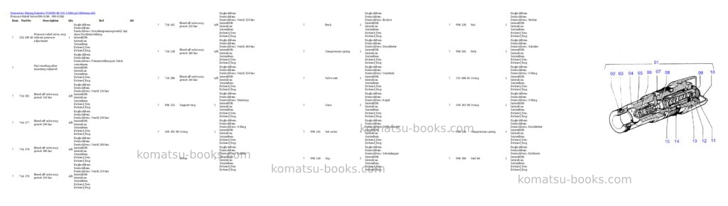 Komatsu pc8000-6e s/n 12085 Parts catalog cover Komatsu pc8000-6e s/n 12085 Parts catalog cover