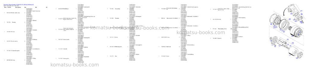 Komatsu pc8000-6e s/n 12085 Parts catalog cover Page 8 Komatsu pc8000-6e s/n 12085 Parts catalog cover Page 8