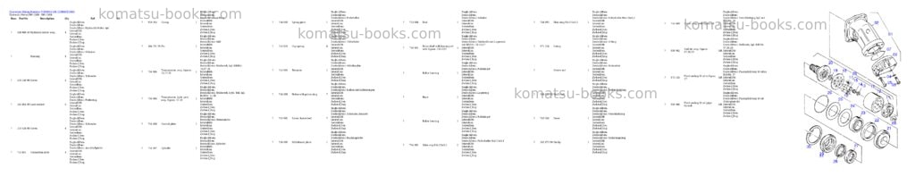 Komatsu pc8000-6 s/n 12086 Parts catalog cover Page 8 Komatsu pc8000-6 s/n 12086 Parts catalog cover Page 8