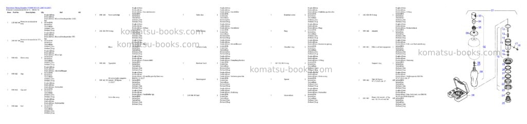 Komatsu pc8000-6e s/n 12087 Parts catalog cover Page 2 Komatsu pc8000-6e s/n 12087 Parts catalog cover Page 2