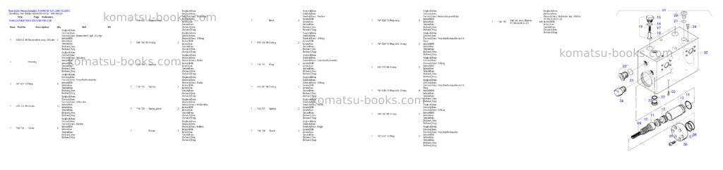 Komatsu pc8000-6e s/n 12087 Parts catalog cover Page 5 Komatsu pc8000-6e s/n 12087 Parts catalog cover Page 5