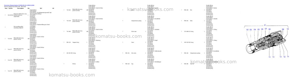 Komatsu pc8000-6e s/n 12088 Parts catalog cover Komatsu pc8000-6e s/n 12088 Parts catalog cover