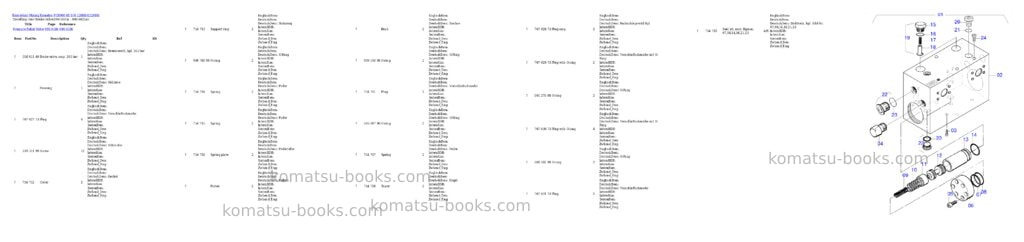 Komatsu pc8000-6e s/n 12088 Parts catalog cover Page 5 Komatsu pc8000-6e s/n 12088 Parts catalog cover Page 5