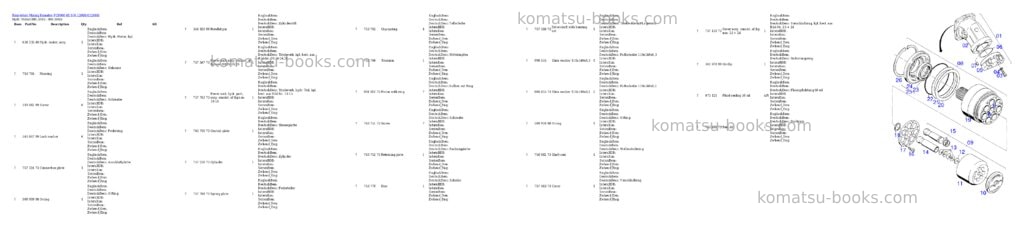 Komatsu pc8000-6e s/n 12088 Parts catalog cover Page 8 Komatsu pc8000-6e s/n 12088 Parts catalog cover Page 8