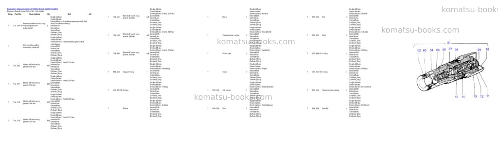Komatsu pc8000-6e s/n 12089 Parts catalog cover Komatsu pc8000-6e s/n 12089 Parts catalog cover
