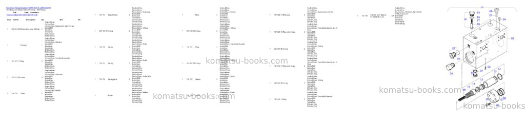 Komatsu pc8000-6e s/n 12089 Parts catalog cover Page 5 Komatsu pc8000-6e s/n 12089 Parts catalog cover Page 5