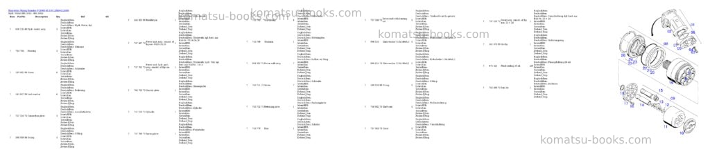 Komatsu pc8000-6e s/n 12089 Parts catalog cover Page 8 Komatsu pc8000-6e s/n 12089 Parts catalog cover Page 8