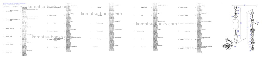 Komatsu pc8000-6e s/n 12090 Parts catalog cover Page 2 Komatsu pc8000-6e s/n 12090 Parts catalog cover Page 2