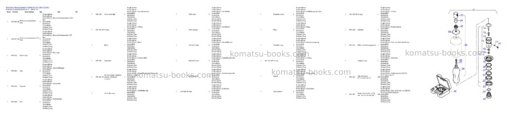 Komatsu pc8000-6e s/n 12091 Parts catalog cover Page 2 Komatsu pc8000-6e s/n 12091 Parts catalog cover Page 2