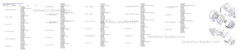 Komatsu pc8000-6e s/n 12091 Parts catalog cover Page 8 Komatsu pc8000-6e s/n 12091 Parts catalog cover Page 8