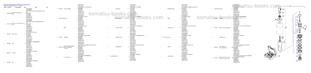 Komatsu pc8000-6e s/n 12095 Parts catalog cover Page 2 Komatsu pc8000-6e s/n 12095 Parts catalog cover Page 2