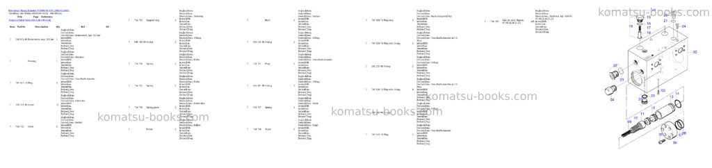 Komatsu pc8000-6e s/n 12095 Parts catalog cover Page 5 Komatsu pc8000-6e s/n 12095 Parts catalog cover Page 5
