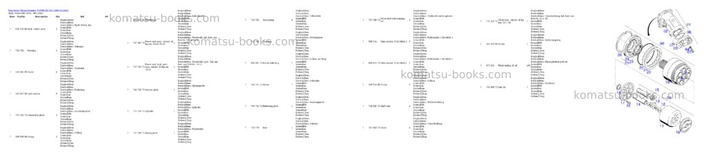 Komatsu pc8000-6e s/n 12095 Parts catalog cover Page 8 Komatsu pc8000-6e s/n 12095 Parts catalog cover Page 8