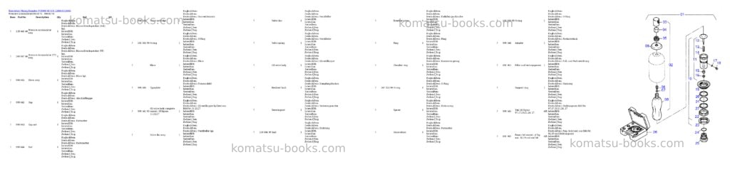 Komatsu pc8000-6e s/n 12096 Parts catalog cover Page 2 Komatsu pc8000-6e s/n 12096 Parts catalog cover Page 2