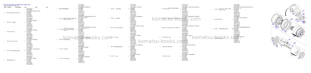 Komatsu pc8000-6e s/n 12096 Parts catalog cover Page 8 Komatsu pc8000-6e s/n 12096 Parts catalog cover Page 8