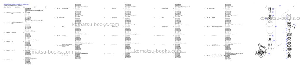 Komatsu pc8000-6e s/n 12097 Parts catalog cover Page 2 Komatsu pc8000-6e s/n 12097 Parts catalog cover Page 2