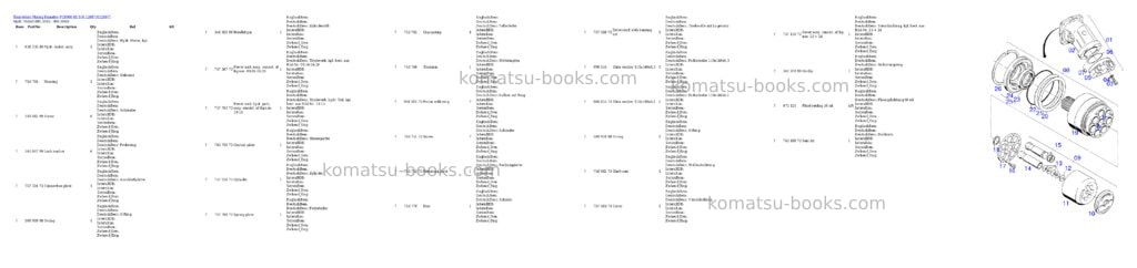 Komatsu pc8000-6e s/n 12097 Parts catalog cover Page 8 Komatsu pc8000-6e s/n 12097 Parts catalog cover Page 8