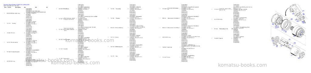 Komatsu pc8000-6 s/n 12098 Parts catalog cover Page 10 Komatsu pc8000-6 s/n 12098 Parts catalog cover Page 10