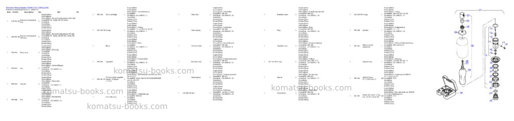 Komatsu pc8000-6 s/n 12098 Parts catalog cover Page 4 Komatsu pc8000-6 s/n 12098 Parts catalog cover Page 4